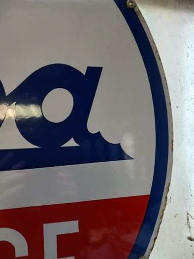 Original vespa dealer sign