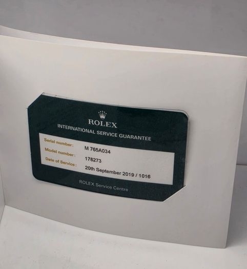 Rolex watch not real with papers