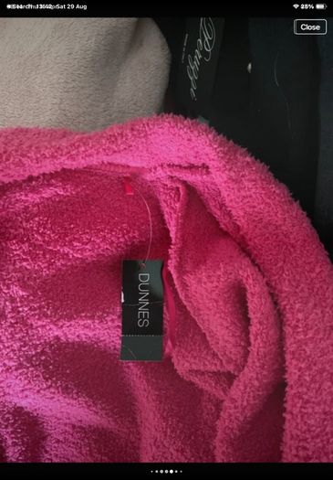 dressing robe bnwt size medium cerise pink skims dupe