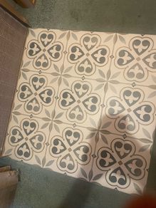 'Kamari Flint'porcelain floor tiles by Cifre. 3.5 square metres