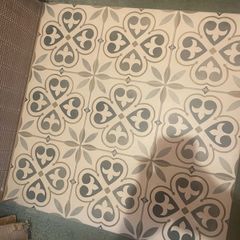 'Kamari Flint'porcelain floor tiles by Cifre. 3.5 square metres