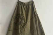V by Very Women's Khaki and Green Skirt
