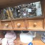 Vintage Solid Pine Dresser / Kitchen Hutch Image 2
