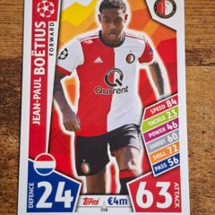 Topps Match Attax, Champions League 2017-18, Card 358, Jean-Paul Boetius - free standard postage