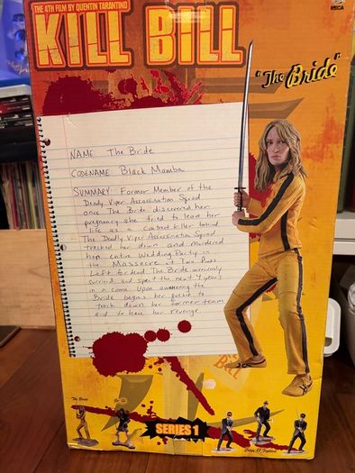 Neca 18" Kill Bill The Bride Motion Activated Sound Figure Boxed