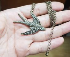 Vintage Sparrow Necklace