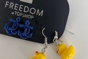 2 New Pairs Topshop Earrings