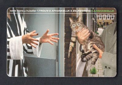 1997 Netherlands 10 Dutch guilder People & Pets, Affectionate (Siemens - S35 (Module 35)) Call card