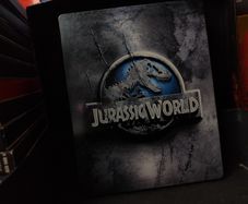 Jurassic World ! Steelbook ! Blu-ray ! 2015 ! Chris Pratt !