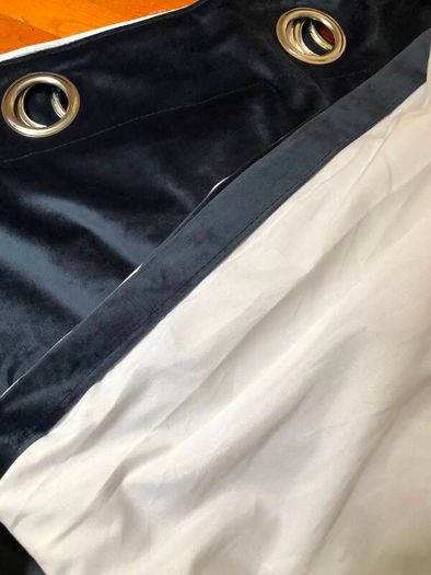 Navy Velvet Curtains