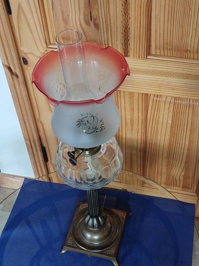 Antique oil lamps in very good condition. 305 each