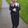 Wednesday Adams costume and wig size 10y Image 3