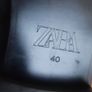 Free Zara Ladies Leather Boots Size UK 7 EU 40 Image 7