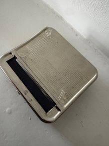 Vintage Art Deco Automatic Cigarette Rolling Tin Box - Mascot / Rizla Style