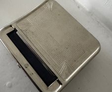 Vintage Art Deco Automatic Cigarette Rolling Tin Box - Mascot / Rizla Style