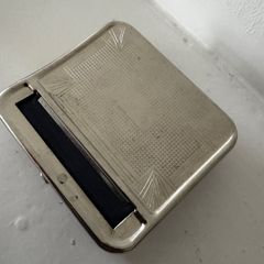 Vintage Art Deco Automatic Cigarette Rolling Tin Box - Mascot / Rizla Style