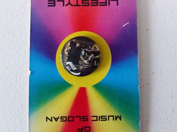 Vintage Gangsta , Rapper , Hip-Hop Music Button Badge