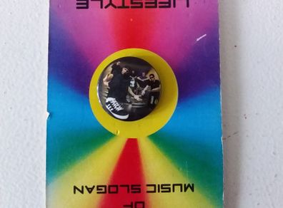 Vintage Gangsta , Rapper , Hip-Hop Music Button Badge