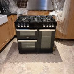 Belling 90cm Cookcentre Dual Fuel Range Cooker | 90DFTBLK