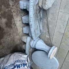 3 Piece Garden Set Concrete