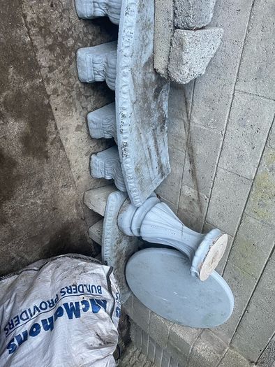 3 Piece Garden Set Concrete