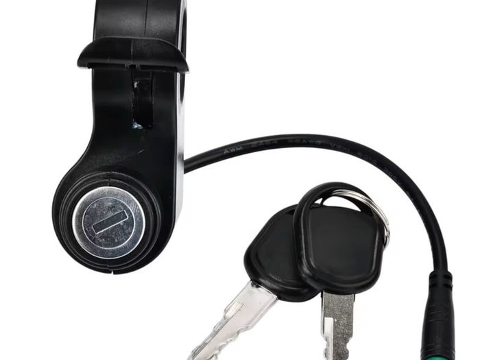 Switch Throttle for Kukirin G2 Max / G2 Pro Electric Scooter Speed Accelerator 5pin Cable with Lock Key Parts