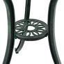 French Country Style Cast Aluminium Bistro Set Deep Forest Green Image 7