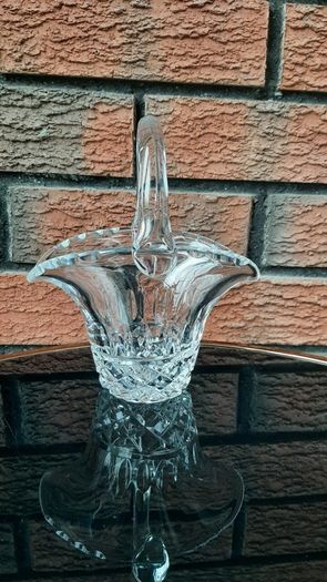 Vintage Galway Irish Crystal Flower Basket