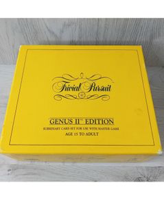 Trivia Pursuit Genius Ii Edition Complete - 1984 Rare Retro Vintage Card Game