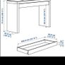 Dressing table with mirror, lights and stool Image 4