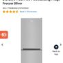 Fridge freezer- PRICE REDUCED Beko - Pristine -Can Deliver Locally Image 2