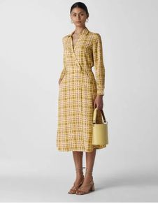 Whistles Wrap Shirt Dress UK 8