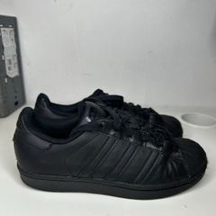 Black adidas superstars