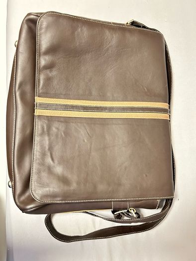 Genuine leather laptop bag