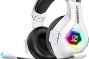 Gaming Headset for PS5 PS4 PC, Over-Ear Headphones with Surround Sound &amp; RGB Light for Xbox Switch Mac Laptop (FREE POSTAGE)