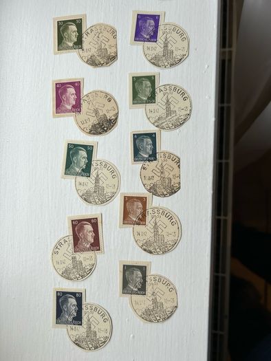 18 pcs deutscher reich Hitler stamp collection 1943
