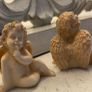 Shabby Chic Set of 2 Cherubs/ Fairies Image 3