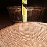2 x baskets, wicker woven, 1 small  / 1 bigger - see pics for sizes Image 3