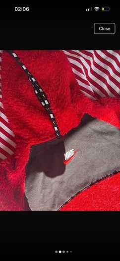 boys Nike fluffy jumper