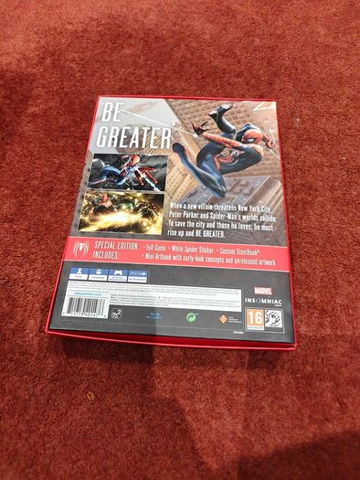 New Marvel Spiderman Special Edition Sony PS4