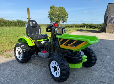 kids ride on tractor dumper 12v - never used