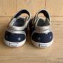 SEED Heritage toddler navy & gold star Mary Jane canvas trainers peach/orange Sunset Glow Sz UK3/EU 19 EUC Image 3