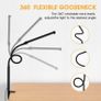 FREE P&P Led Desk Lamp with Clamp, Eye-Caring Clip on Light, Desk Light for Home Office, 3 Modes 10 Brightness, Flexible Gooseneck, Memory Function, Study, Work, Draw, Reading Image 6