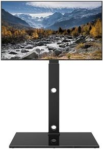 TV Floor Stand for 30-70 Inch LED LCD OLED Flat Curved TVs, Height Adjustable Tall Swivel Standing TV Stand, Universal Freestanding Floor Standing TV Stand Base up to 40kg, Max VESA 600x400mm