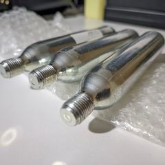 Three CO2 Cartridge Air Cylinder for motorbike air bag vest