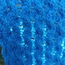 Blue Knitted Blanket Image 4