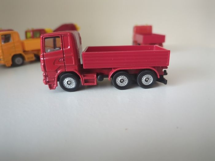 Set of 6 Vintage Siku Diecast Trucks