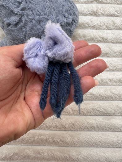 Disney Eeyore Plush from Winnie the Pooh & Friends with Patches Soft  Plush approx. 20 cm. Used Please see photos