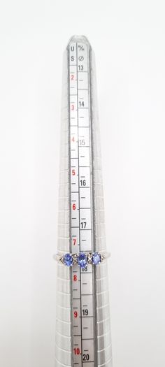 Vintage Sterling Silver And Tanzanite Ring