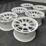 17 18" Inch Strom DSF55 Alloy Wheels 5x114.3 Nissan Silvia Skyline S14 S15 RX7 R32 R33 Lexus IS200 Image 9